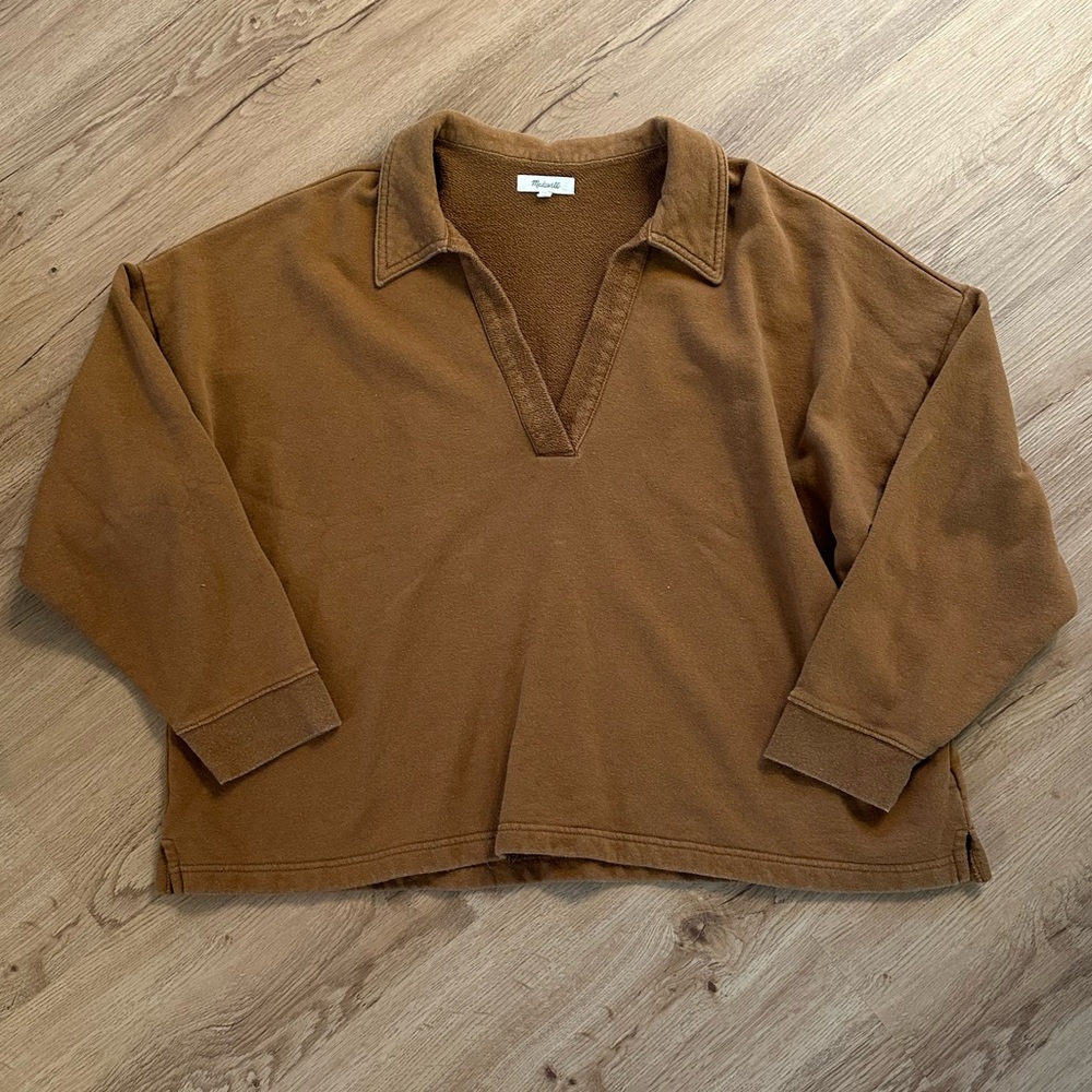 Madewell Collared Sweatshirt